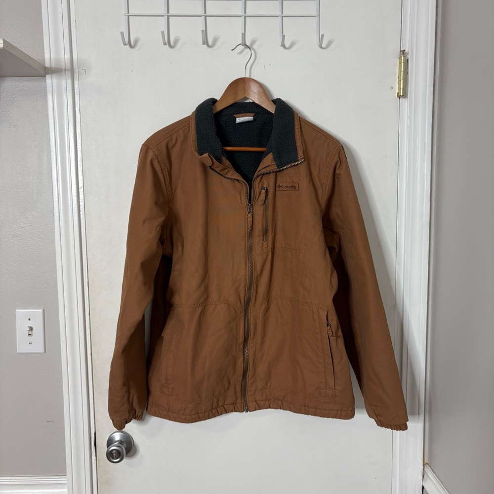 Columbia Men’s Boulder Springs Faux Shearling Lined Jacket - Picture 2 of 7